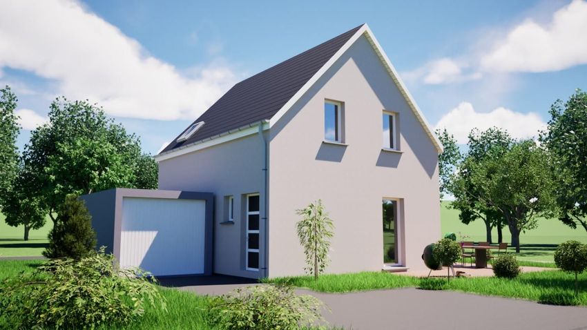Image Façade à  maison individuelle de Battenheim