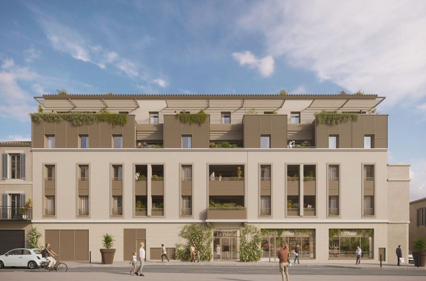 Image Façade à programme neuf de 13 Rue de la République