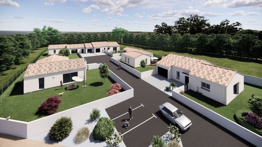 Image Façade à programme neuf de Sans numéro Route de Saint-Révérend