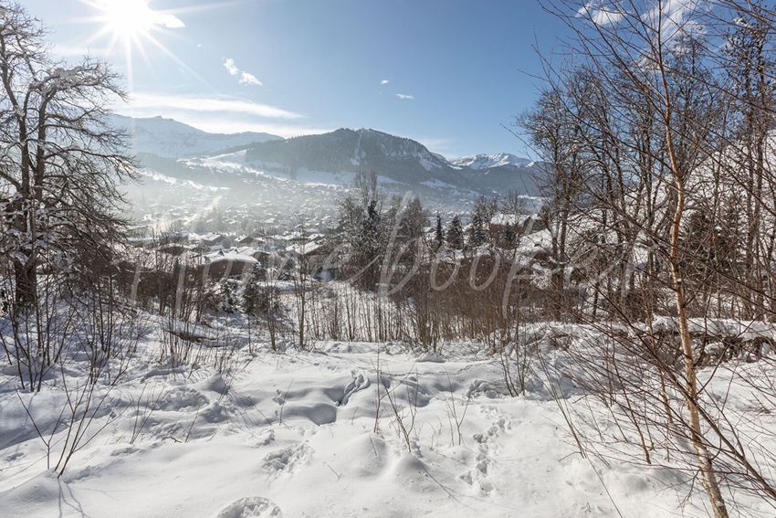 Image Vue à terrain de Megève