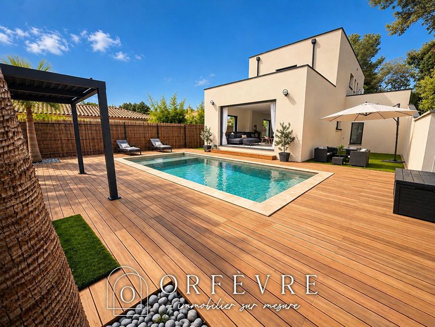 Image Piscine à  maison individuelle de Vendargues