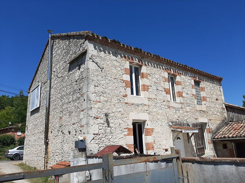 Image Façade à  maison mitoyenne de Malause