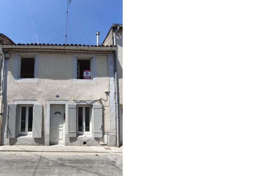 Image Façade à  maison mitoyenne de Sainte-Foy-la-Grande