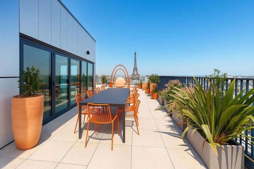 Image Terrasse à appartement de Cambronne-Garibaldi