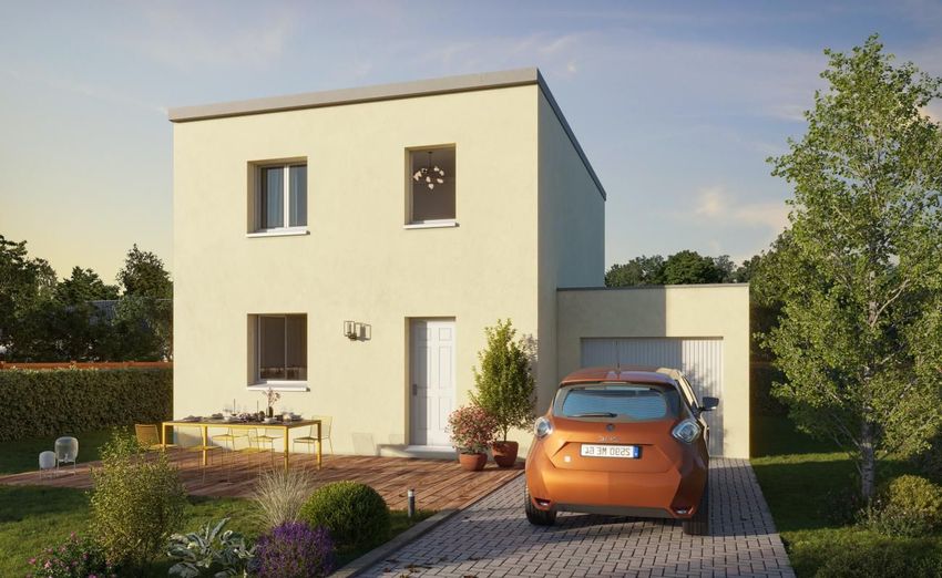 Image Façade à  maison individuelle de Plonéis