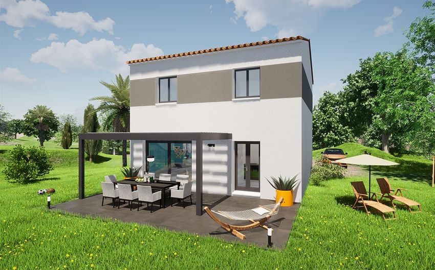 Image Façade à  maison individuelle de Charleval