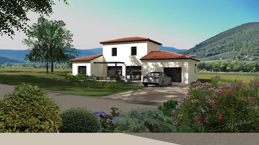 Image Façade à  maison individuelle de Margès