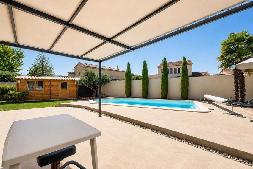 Image Piscine à  maison individuelle de Chatuzange-le-Goubet