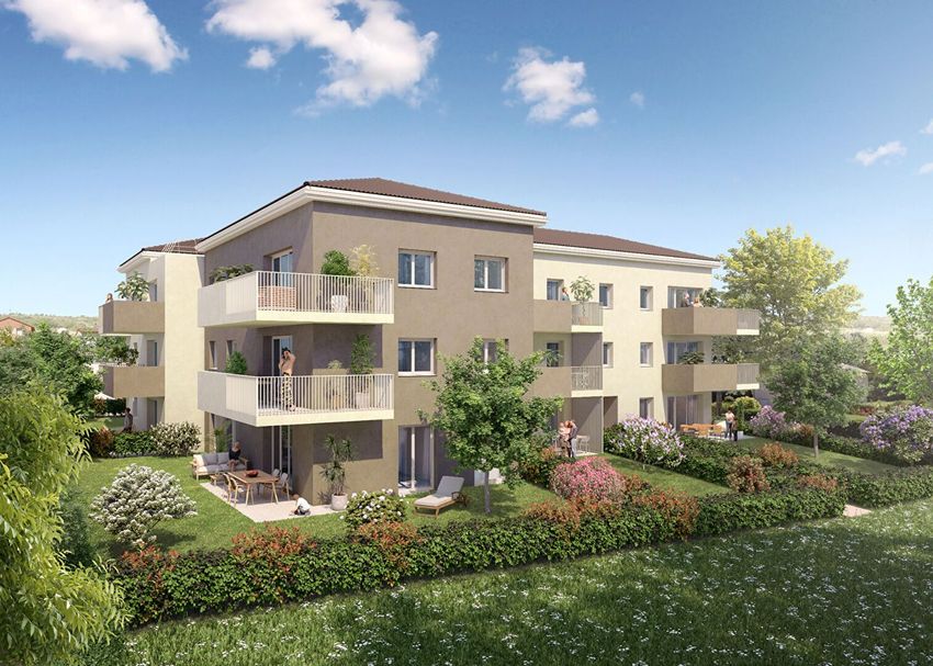 Image Façade à programme neuf de 81 Route de Sennecé