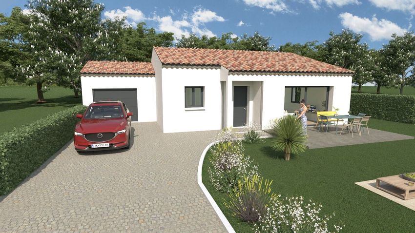 Image Façade à  maison individuelle de Valréas