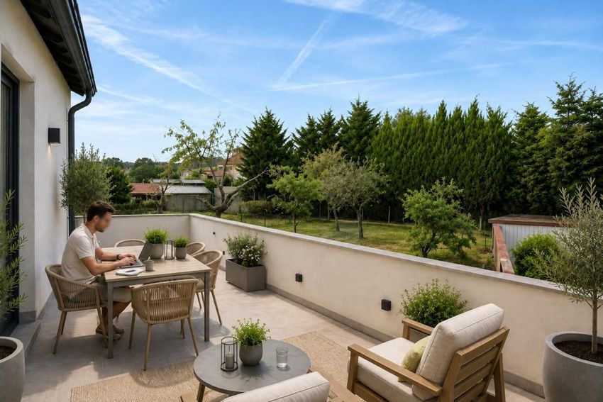 Image Terrasse à appartement de Benfeld