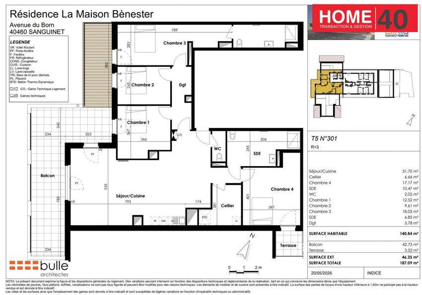 Image Plan à appartement de Sanguinet