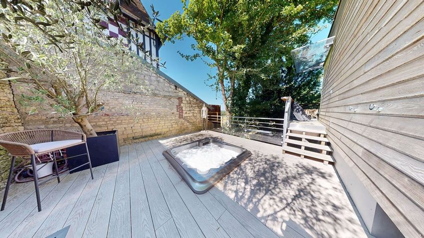 Image Terrasse à  maison individuelle de Fleury-sur-Orne