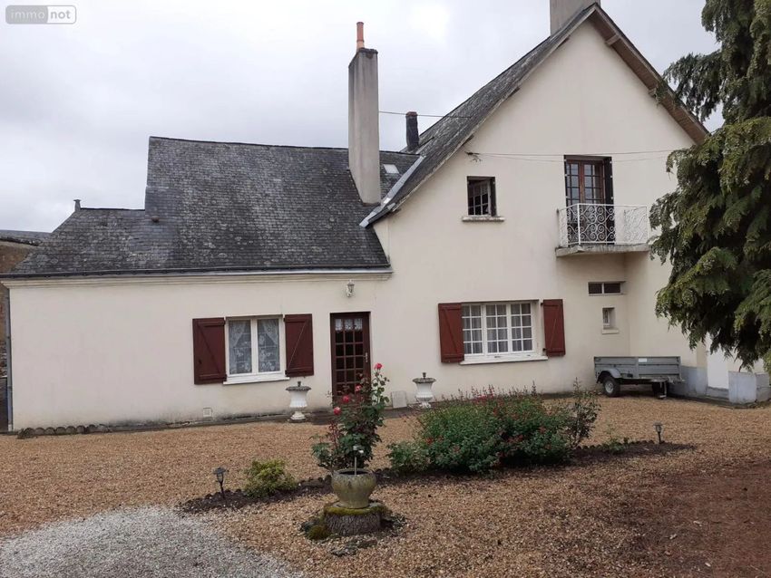 Image Façade à  maison mitoyenne de Écommoy