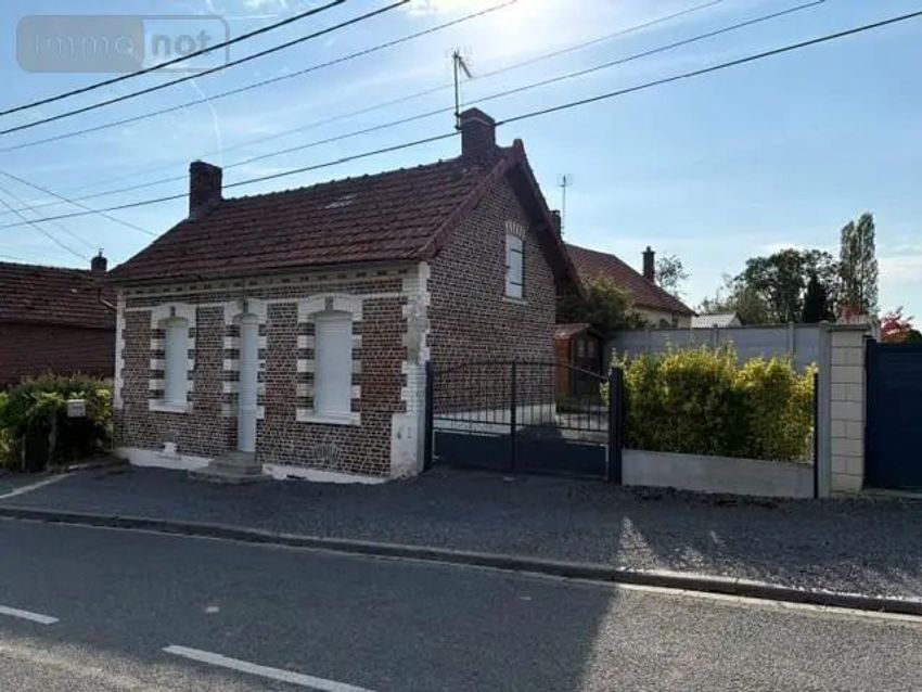 Image Façade à  maison individuelle de Hesbécourt