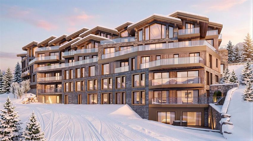 Image Vue à  maison individuelle de Courchevel