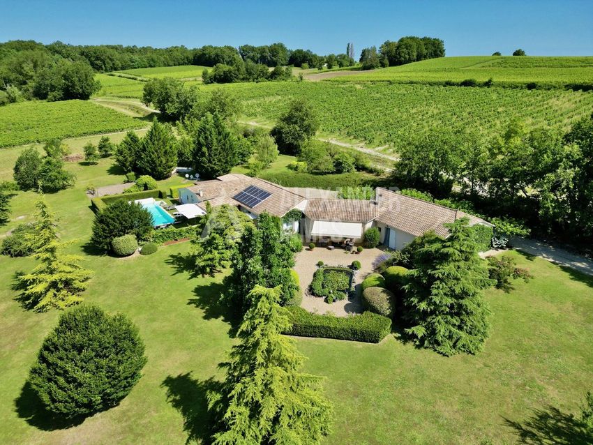 Image Jardin à  maison de maître de Monestier