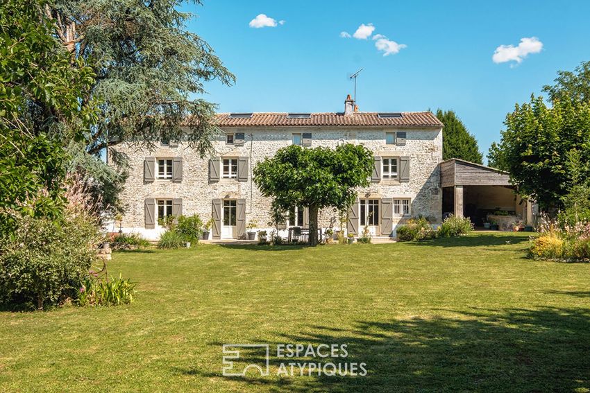 Image Façade à  maison individuelle de Cherveux