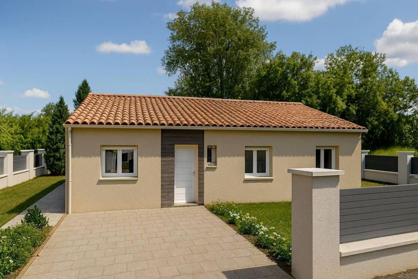Image Façade à  maison individuelle de Lescure-d'Albigeois