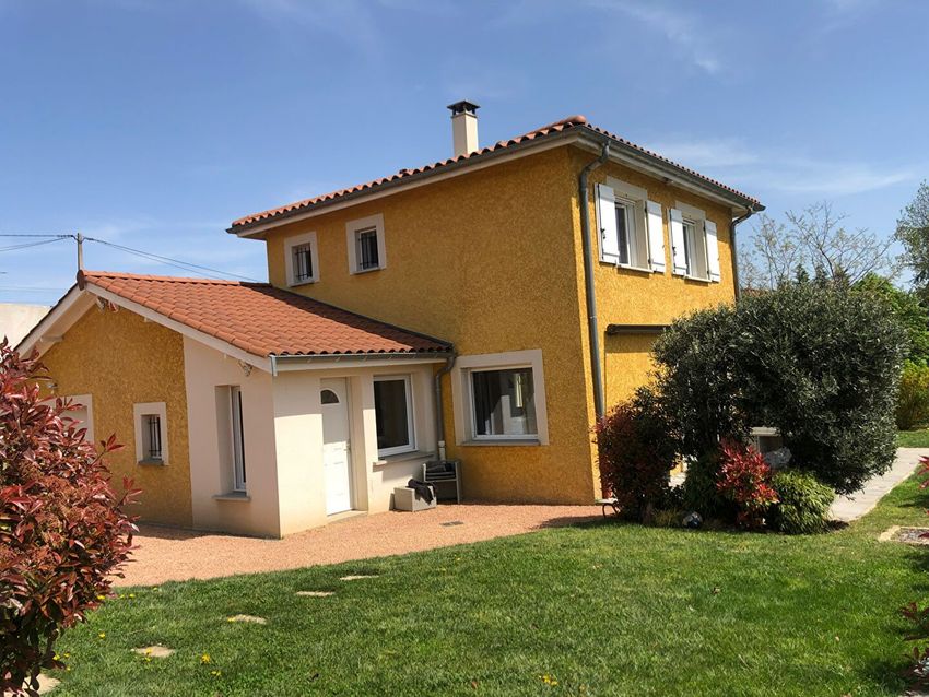 Image Façade à  maison individuelle de Pollionnay