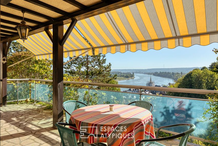 Image Terrasse à  maison individuelle de La Bouille