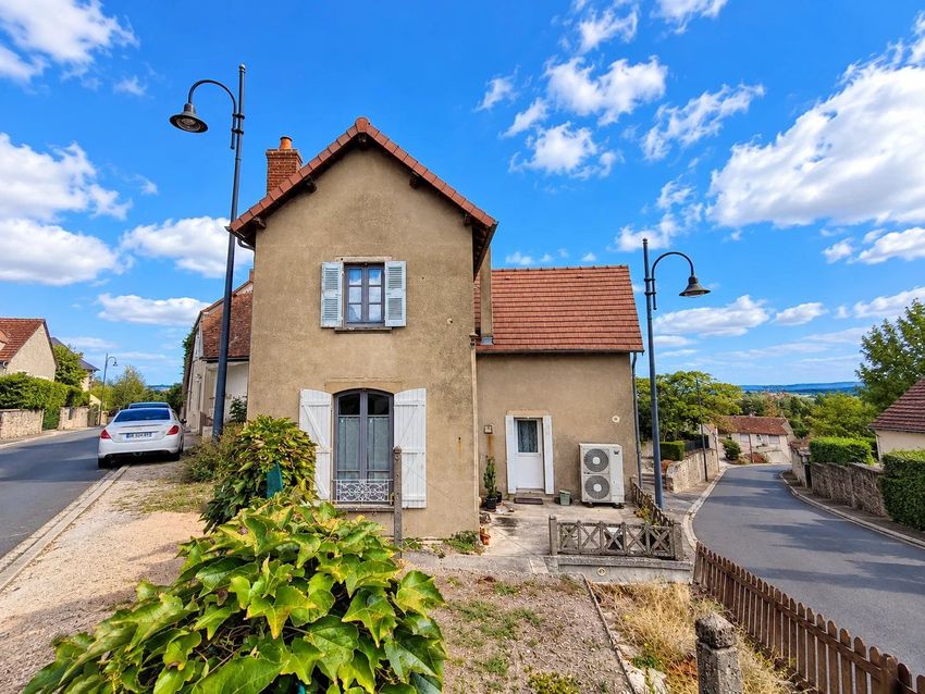 Image Façade à  maison de village de Le Theil