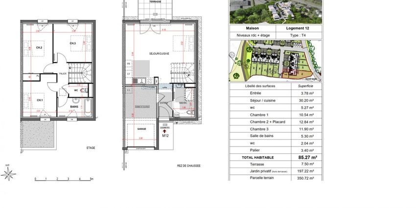 Image Plan à  maison individuelle de Hennebont