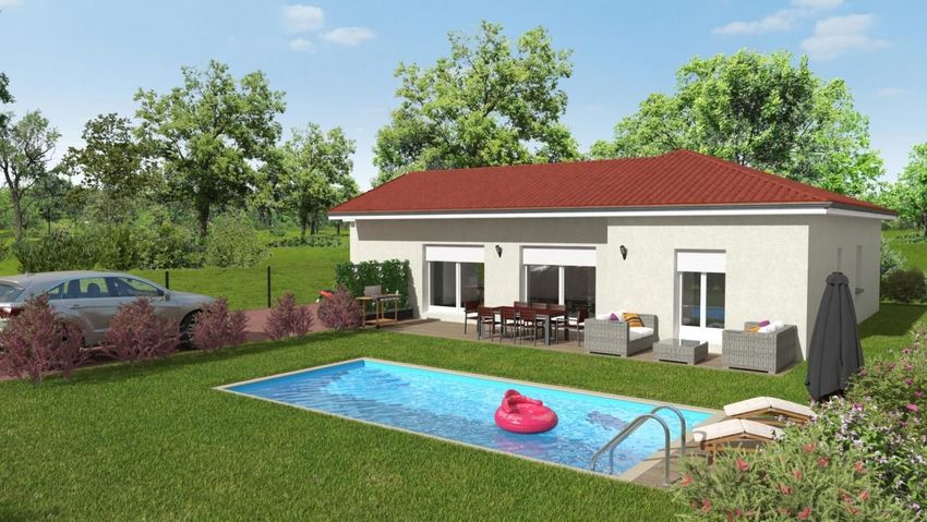 Image Piscine à  maison individuelle de Anneyron