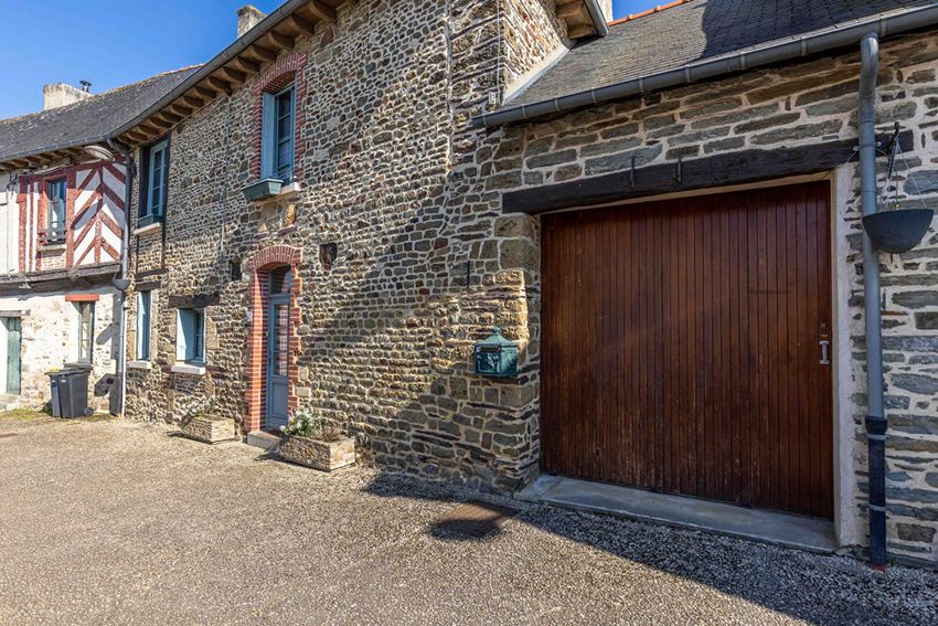 Image Façade à  maison mitoyenne de Saint-Armel