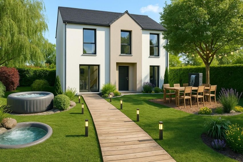 Image Façade à  maison individuelle de Tremblay-en-France