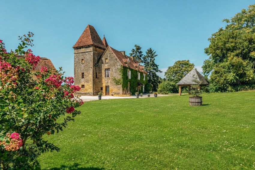 Image Façade à  manoir de Marcillac-Saint-Quentin