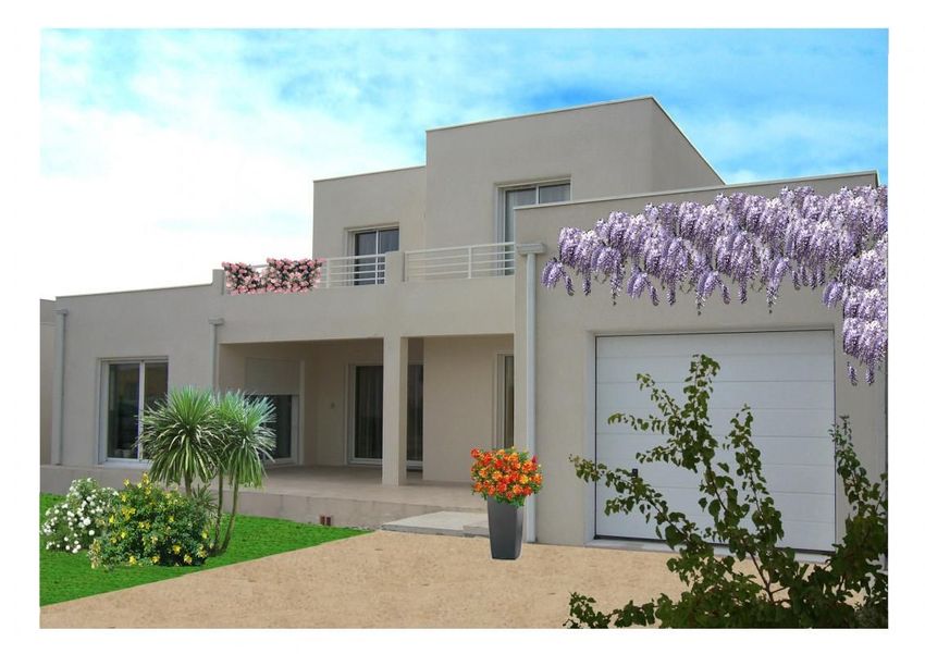 Image Façade à  maison individuelle de Les Matelles