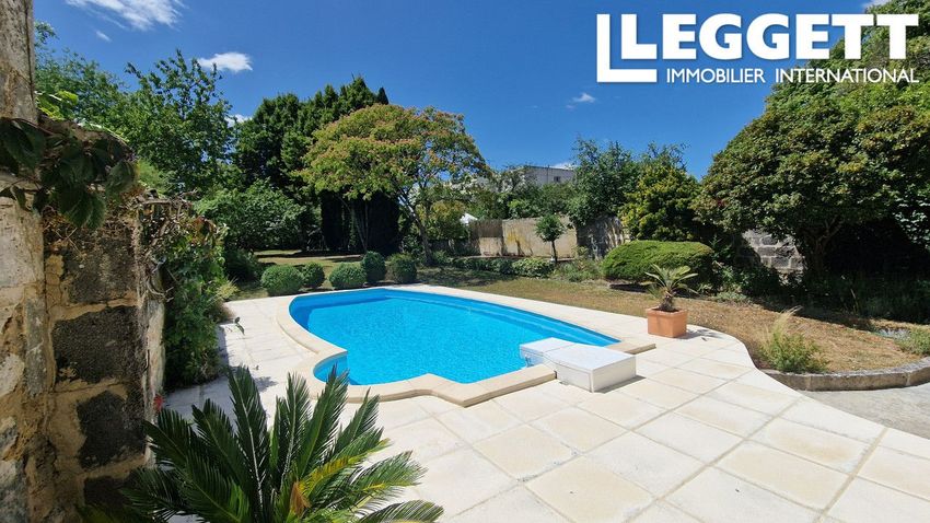 Image Piscine à  maison mitoyenne de L'Isle-d'Espagnac