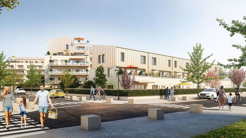Image Façade à programme neuf de 1 Rue Arlette de Falaise
