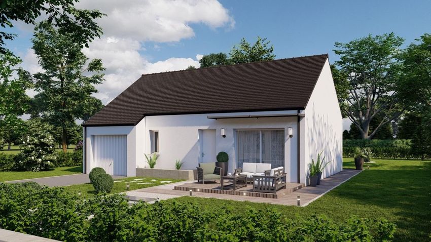 Image Façade à  maison individuelle de Lanvollon