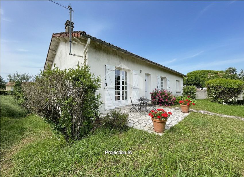 Image Façade à  maison individuelle de Chauray