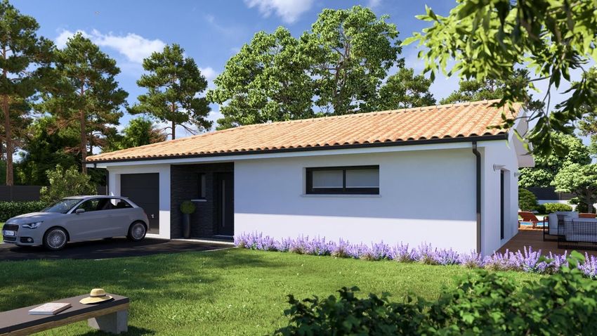 Image Façade à  maison individuelle de Castandet