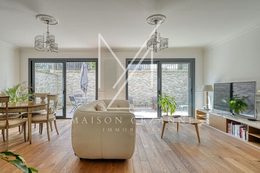Image Salon à  maison mitoyenne de Villennes-sur-Seine