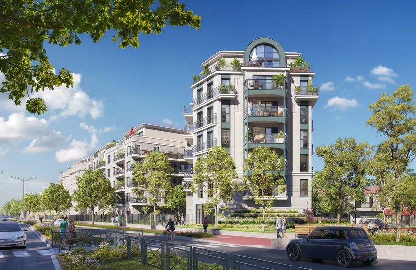 Image Façade à programme neuf de 133 Avenue Marx Dormoy