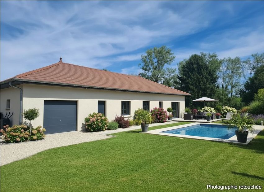 Image Piscine à  maison individuelle de Les Avenières Veyrins-Thuellin