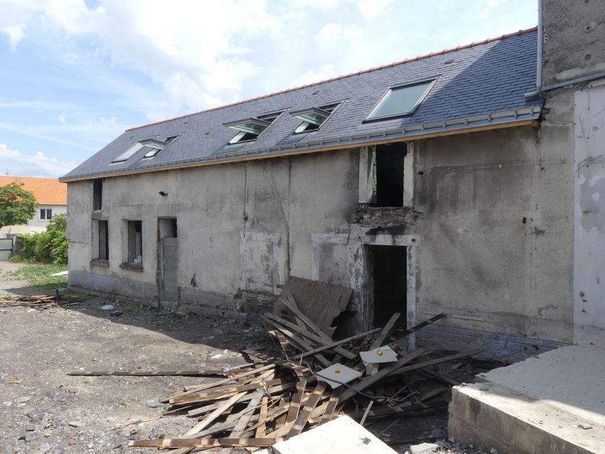 Image Façade à  maison mitoyenne de Trélazé
