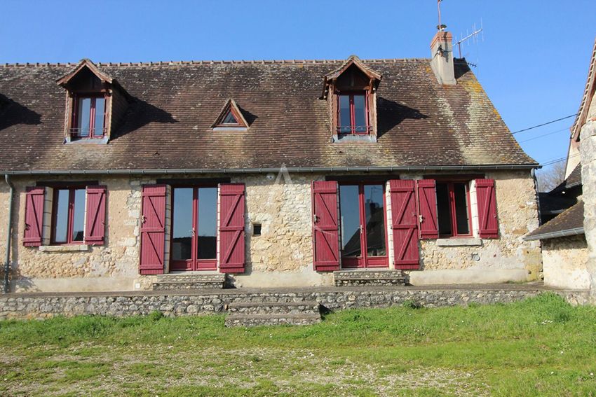 Image Façade à  maison mitoyenne de Reignac-sur-Indre