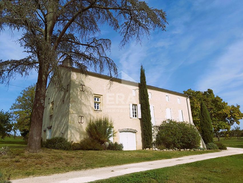 Image Façade à  maison individuelle de Montcaret