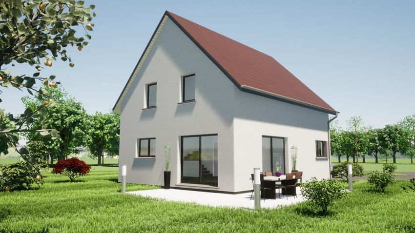 Image Façade à  maison individuelle de Balgau