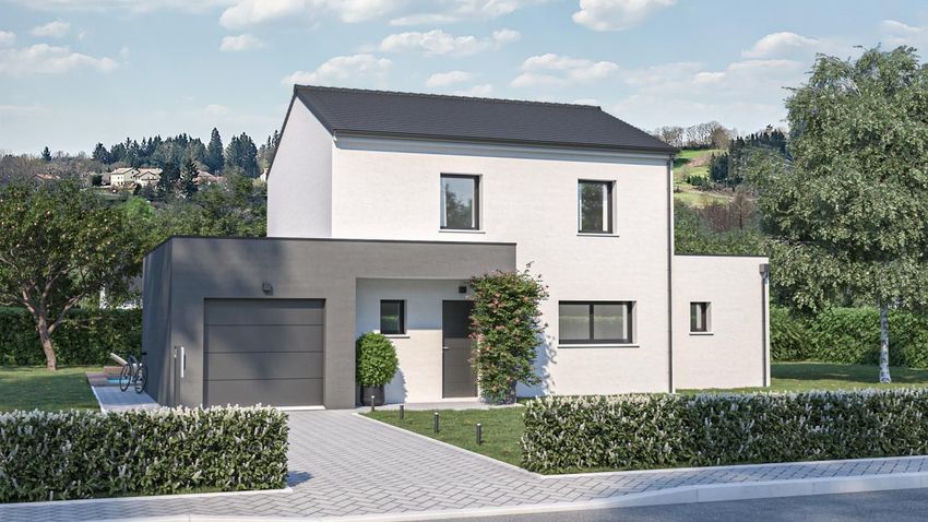 Image Façade à  maison individuelle de Villeneuve-sur-Aisne