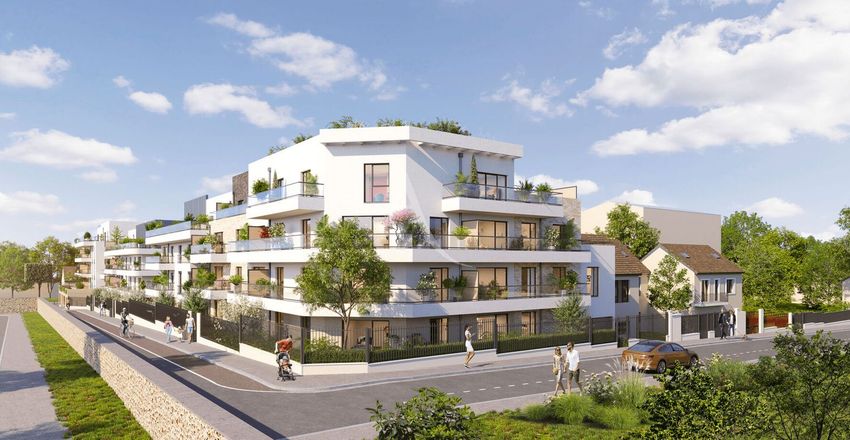 Image Façade à appartement de Villemomble