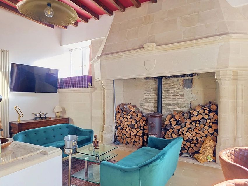Image Salon à  maison mitoyenne de Bruyères-et-Montbérault