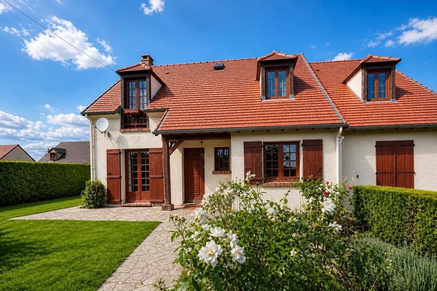Image Façade à  maison individuelle de Garancières