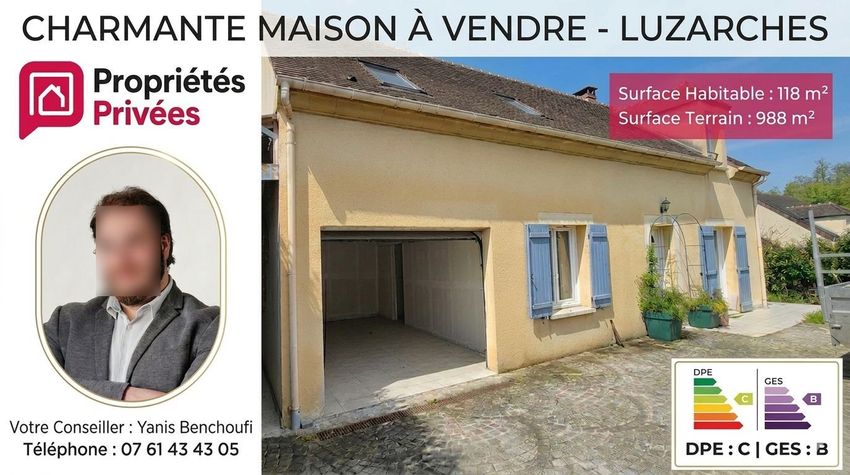 Image Façade à  maison individuelle de Luzarches