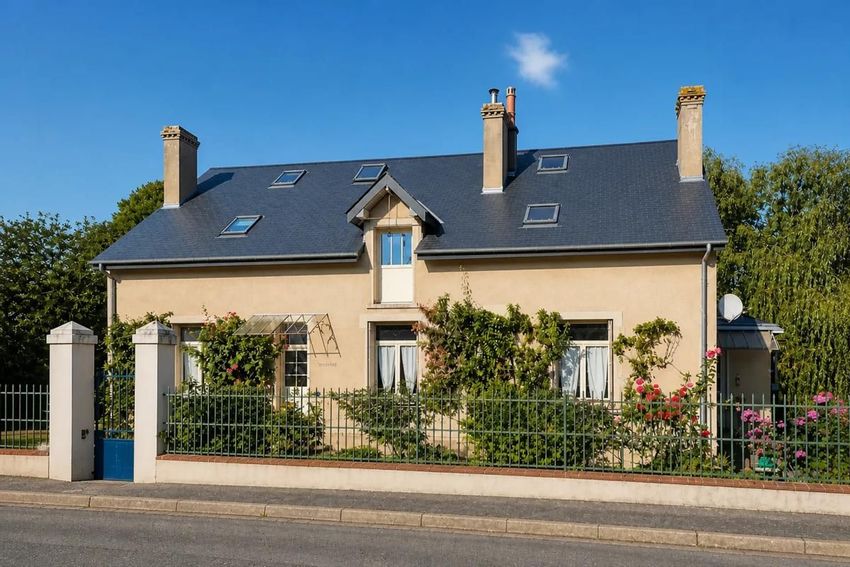 Image Façade à  maison individuelle de Coudrecieux